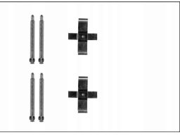 82540800 Zestaw Montażowy Klocków Hamulcowych Textar