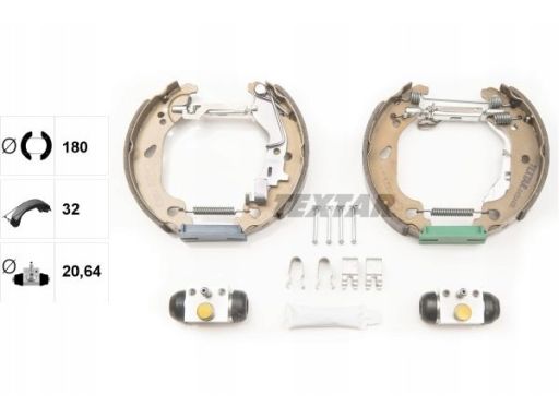 84054400 Szczęki Hamulcowe Kpl. Textar