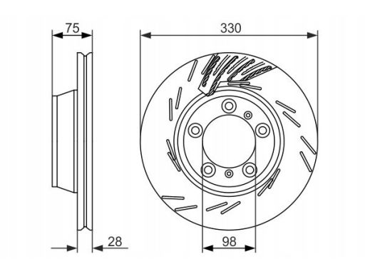 0 986 479 732 Tarcza Hamulcowa Bosch