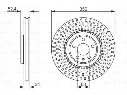 0 986 479 748 Tarcza Hamulcowa Bosch