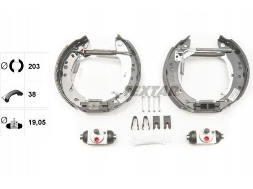 84068800 Szczęki Hamulcowe Kpl. Textar