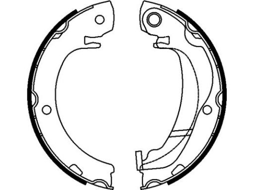 91074300 Szczęki Hamulca Postojowego Kpl. Textar