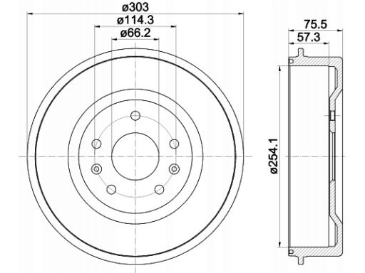 94032800 Bęben Hamulcowy Textar