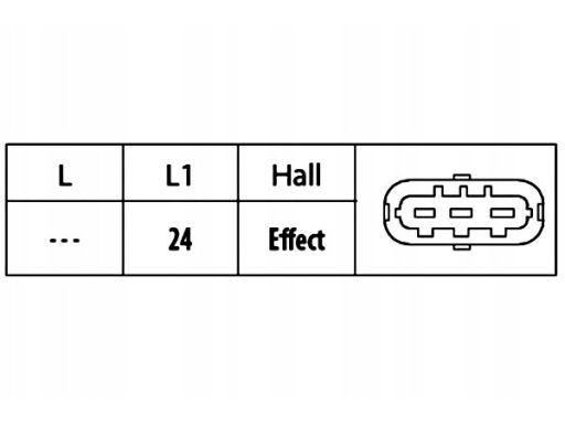 6Pu 009 121-911 Czujnik Położenia Wałka Rozrządu Hella
