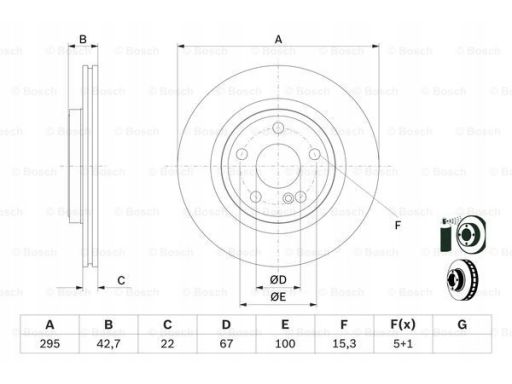 0 986 479 F75 Tarcza Hamulcowa Bosch