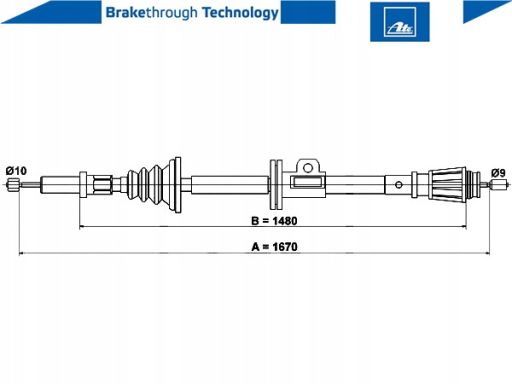 24.3727-1308.2 Linka Hamulca Postojowego Ate