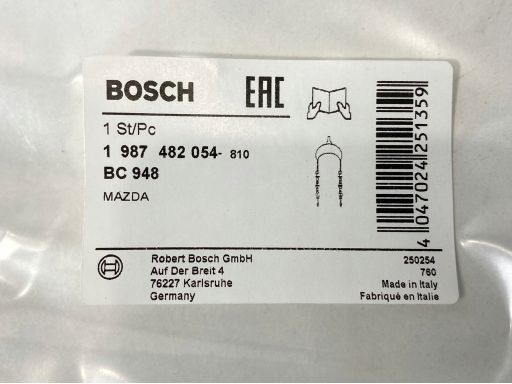 1 987 482 054 Linka Hamulca Postojowego Bosch