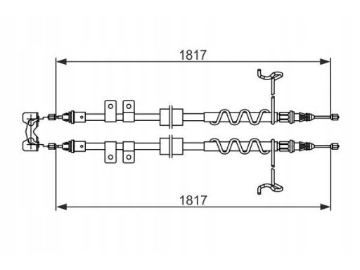1 987 482 776 Linka Hamulca Postojowego Bosch