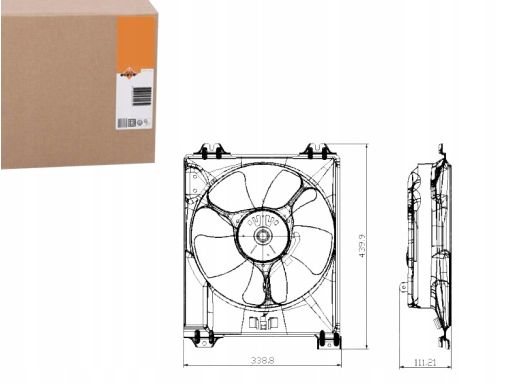 47677 Wentylator Chłodnicy Silnika Nrf
