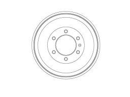 Db4451 Bęben Hamulcowy Trw