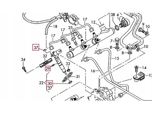 883.690 Zestaw Uszczelek Wtryskiwacza Elring