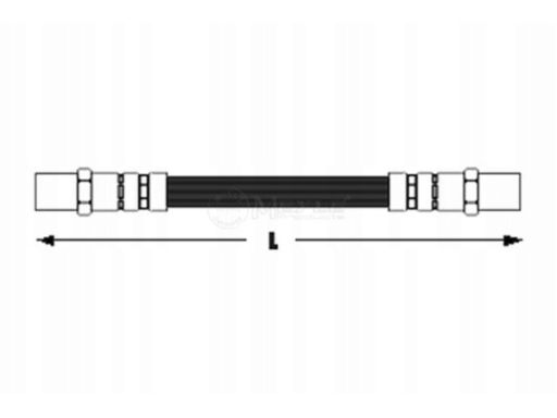 100 611 0002 Przewód Hamulcowy Elastyczny Meyle