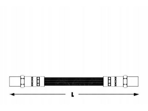 100 611 0002 Przewód Hamulcowy Elastyczny Meyle