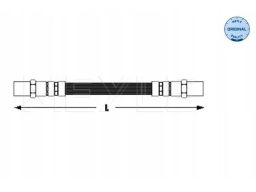 100 611 0002 Przewód Hamulcowy Elastyczny Meyle