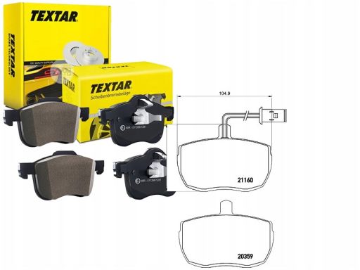 2116002 Klocek Hamulcowy Kpl. Textar