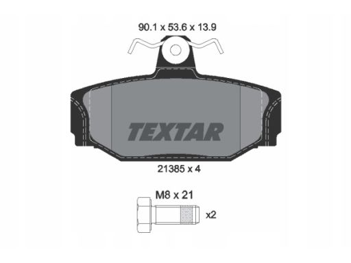 2138501 Klocek Hamulcowy Kpl. Textar