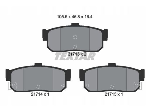 2171301 Klocek Hamulcowy Kpl. Textar