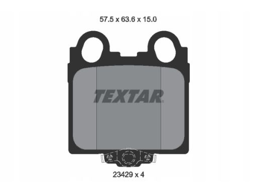 2342901 Klocek Hamulcowy Kpl. Textar