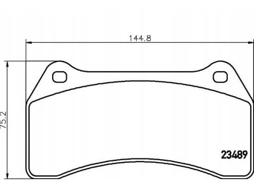 2348901 Klocek Hamulcowy Kpl. Textar