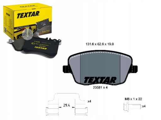 2358101 Klocek Hamulcowy Kpl. Textar