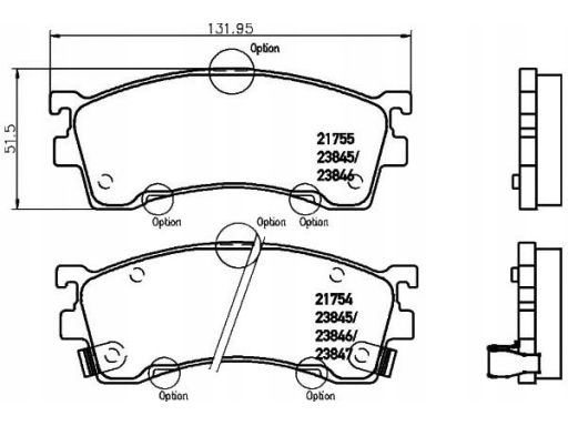 2384504 Klocek Hamulcowy Kpl. Textar