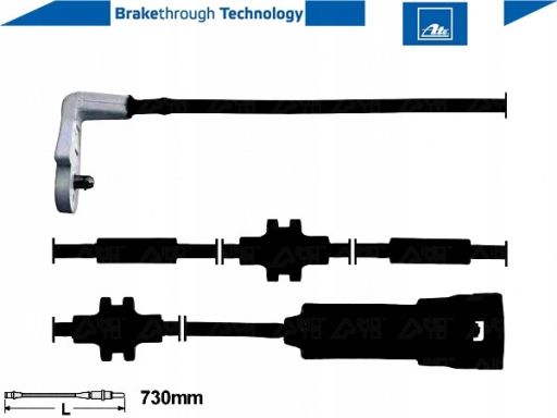 24.8190-0711.2 Styk Ostrzegawczy Zużycia Okładzin Hamul Ate
