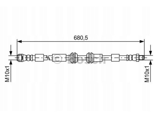 1 987 481 734 Przewód Hamulcowy Elastyczny Bosch