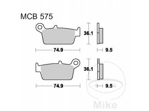 Mcb575Si Klocki Ham. Moto. (Sinter Off-Road) Yama Trw