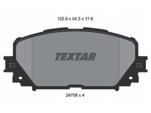 2470801 Klocek Hamulcowy Kpl. Textar