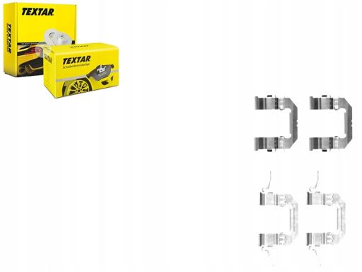 82507500 Zestaw Montażowy Klocków Hamulcowych Textar