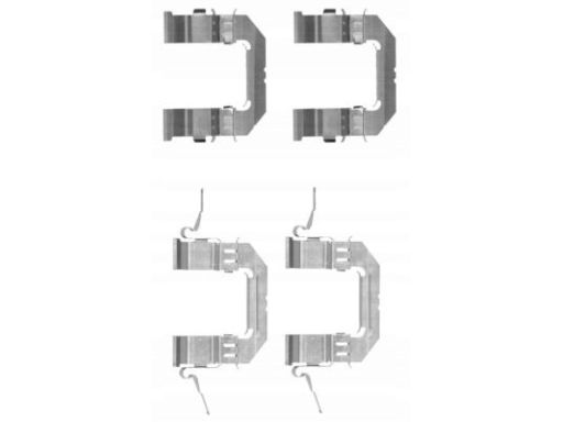 82507500 Zestaw Montażowy Klocków Hamulcowych Textar