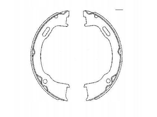 91073600 Szczęki Hamulca Postojowego Kpl. Textar