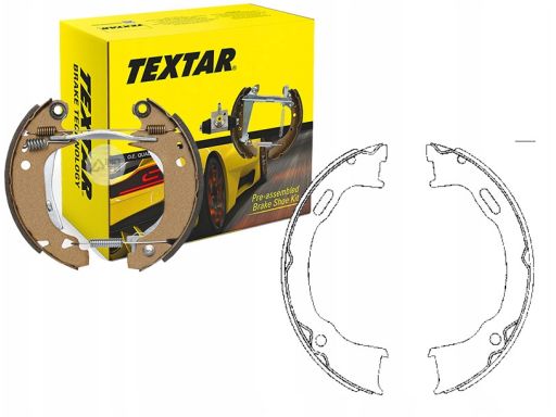 91073600 Szczęki Hamulca Postojowego Kpl. Textar