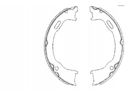 91073600 Szczęki Hamulca Postojowego Kpl. Textar