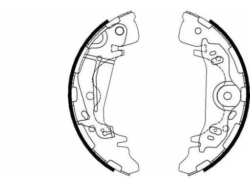 91075800 Szczęki Hamulcowe Kpl. Textar
