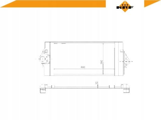 30893 Chłodnica Powietrza Doładowującego Nrf