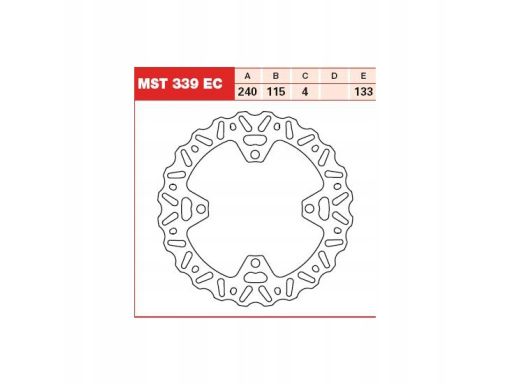 Mst339Ec Tarcza Ham. Moto. (Off-Road) Kawasaki Kx Trw