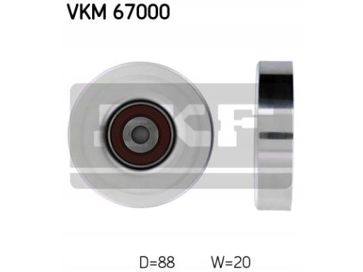 Vkm 67000 Rolka Prowadząca Pasek Wielorowkowy (Metal) Pasuje Do: Daiha