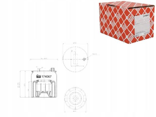 Fe174067 Miech Zawieszenia Pneumatycznego Pasuje Do: Mercedes Actros M