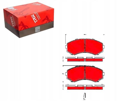 Gdb3254 Klocek Hamulcowy Kpl. Trw