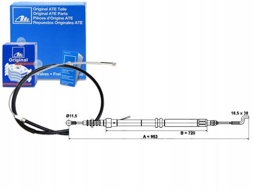 24.3727-0177.2 Linka Hamulca Postojowego Ate