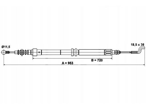 24.3727-0177.2 Linka Hamulca Postojowego Ate