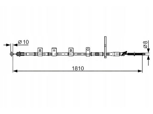 1 987 482 356 Linka Hamulca Postojowego Bosch