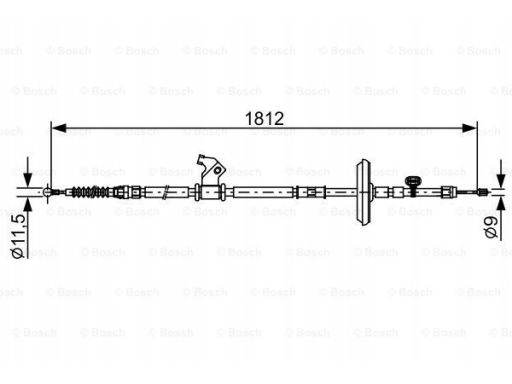 1 987 482 503 Linka Hamulca Postojowego Bosch