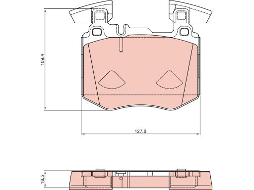 Gdb8310 Klocki Ham. Db P. C253/X253 2,0 4-Matic Trw