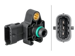 6Pp 358 152-091 Czujnik Podciśnienia Kolektora Dolotoweg Hella