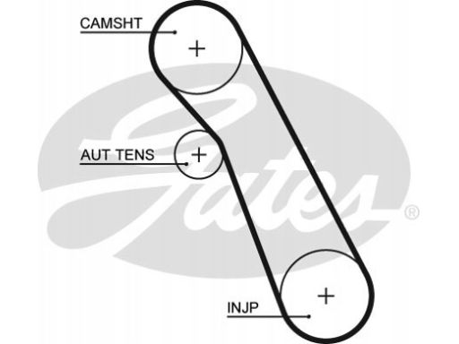 K015541Xs Zestaw Paska Rozrządu Gates