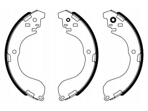 0 986 487 962 Szczęki Hamulcowe Kpl. Bosch