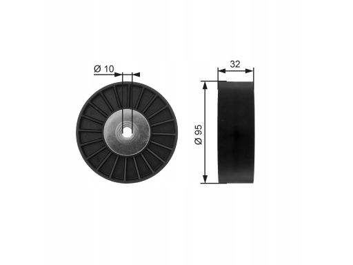 T36135 Rolka Zwrotna Paska Wieloklinowego Gates