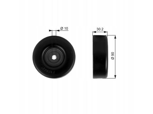 T38042 Rolka Zwrotna Paska Wieloklinowego Gates